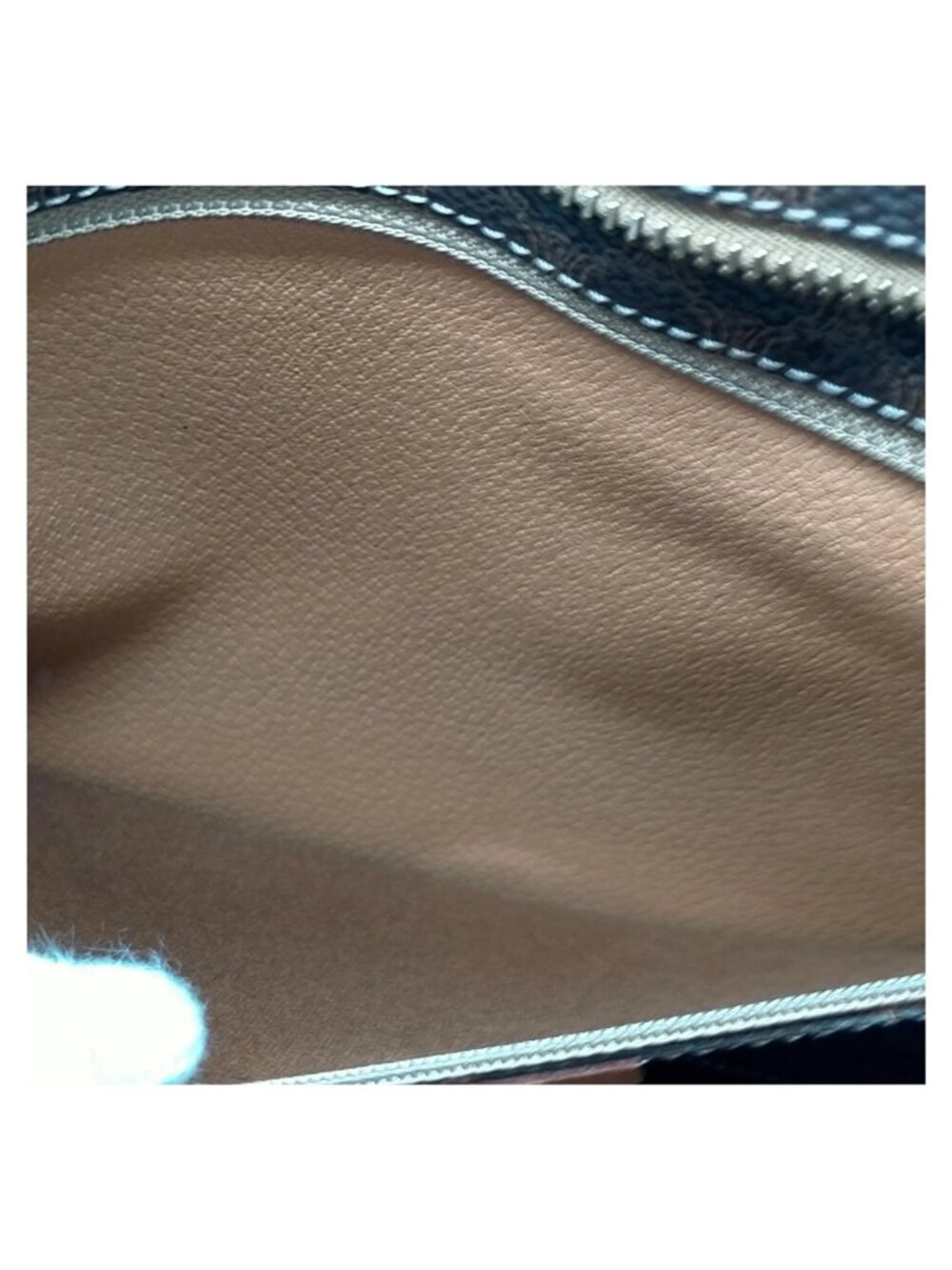 Authentic Celine Macadam Tote Bag Brown PVC Tan Leather Shoulder Bag Vintage - Picture 13 of 16